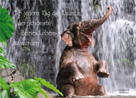 Grußkarte Elefant